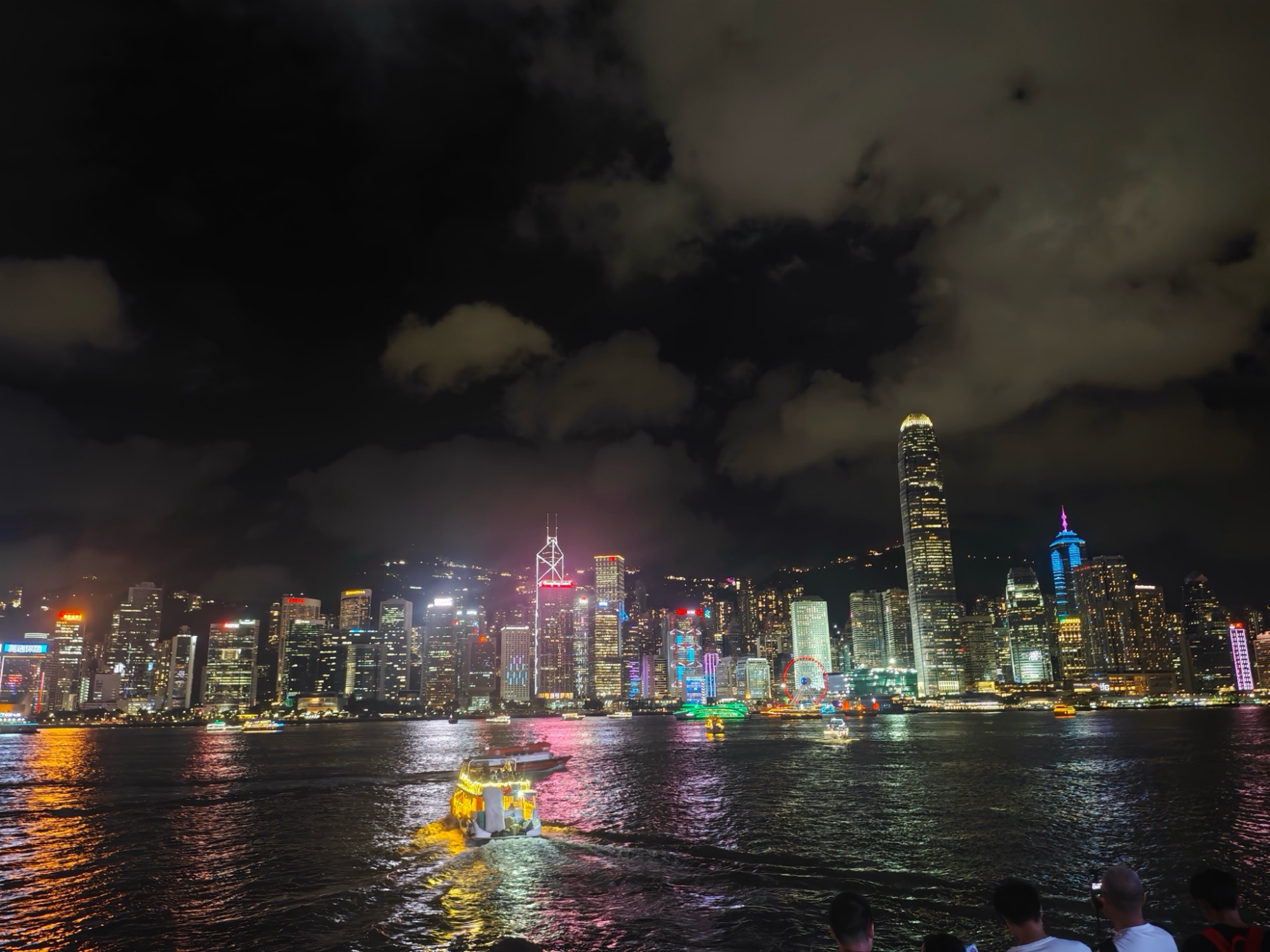 Victoria Harbour at night